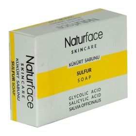 Naturface Sulfur Soap 100 gr Kükürt Sabunu Cilt Bakımı
