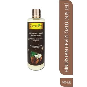 Naturix 400 ml Hindistan Cevizi Özlü Nemlendirici Therapy Kalıcı Koku Parfüm Etkili Duş Jeli