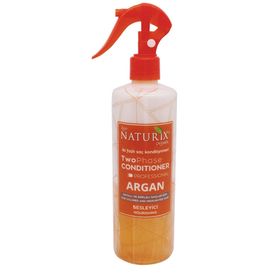 Naturix Bitkisel Argan Yağlı Fön Suyu İki Fazlı Durulanmaz 400 ml Saç Kondisyoneri Kolay Tarama Saç Kremi