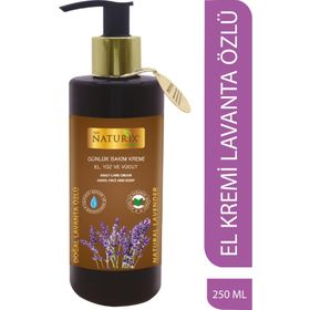 Naturix Lavanta Özlü 250 ml Organik Nemlendirici El Yüz Vücut Bakım Kremi