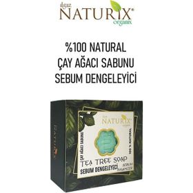 Naturix Natural %100 Doğal Arındırıcı Peeling Etkili Çay Ağacı Sabunu