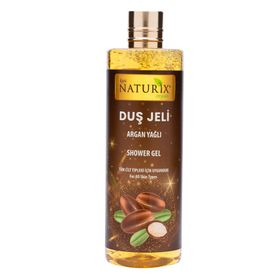 Naturix Organix Argan Yağlı Paraben Fosfat İçermez 400 ml Kadifemsi Ten Nemlendirici Argan Oil Duş Jeli