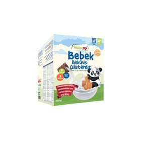 Naturpy Glutensiz Keçi Sütlü 250 gr Bebek Bisküvisi
