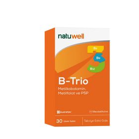 NatuWell B-Trio Metilkobalamin 30 Dilaltı Tablet