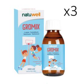 NatuWell Gromix 3x150 ml Şurup