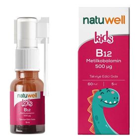 NatuWell Kids B12 Metilkobalamin 500 mcg 5 ml Sprey