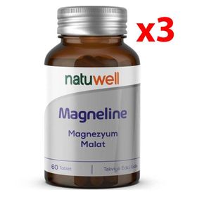 NatuWell Magneline Magnezyum Malat 3x60 Tablet