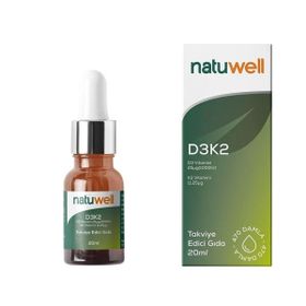 NatuWell Vitamin D3 K2 20 ml Damla