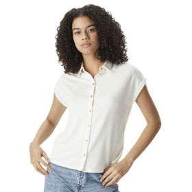 Nautica 45K107T.1MA Kırık Beyaz Relaxed Fit Kadın Gömlek