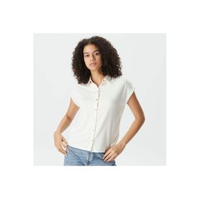 Nautica 45K107T.1MA Kırık Beyaz Relaxed Fit Kadın Gömlek
