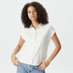 Nautica 45K107T.1MA Kırık Beyaz Relaxed Fit Kadın Gömlek