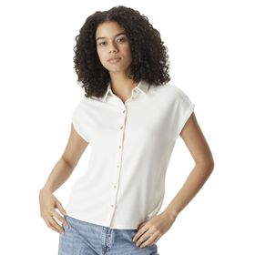 Nautica 45K107T.1MA Kırık Beyaz Relaxed Fit Kadın Gömlek