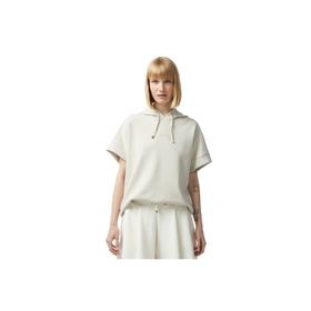 Nautica 45K500T.12M Beyaz Relaxed Fit Kısa Kollu Kadın Sweatshirt