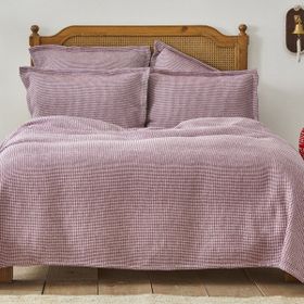 Nautica Home Fabien Bordo Tek Kişilik Yatak Örtüsü Seti