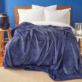 Nautica Home Ria Lacivert Çift Kişilik Wellsoft Battaniye