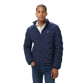 Nautica J55002T.4NV Lacivert Standart Fit Dik Yaka Erkek Mont