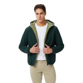 Nautica J57008T.3KF Yeşil Regular Fit Çift Taraflı Erkek Mont