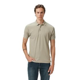 Nautica K55303T.1FS Bej Regular Fit Polo Yaka Erkek T-shirt