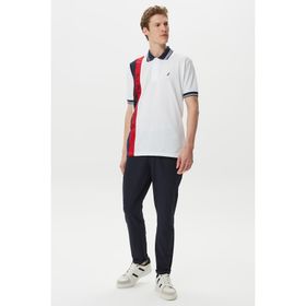 Nautica P35106T.4NV Lacivert Beli Lastikli Jogger Fit Düz Paça Erkek Pantolon