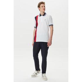 Nautica P35106T.4NV Lacivert Beli Lastikli Jogger Fit Düz Paça Erkek Pantolon