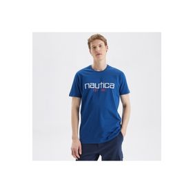Nautica V35527T Mavi Erkek T-shirt