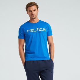 Nautica V35527T Mavi Erkek T-shirt