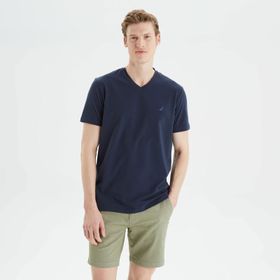 Nautica VC25205T Lacivert Standart Fıt Kısa Kollu Erkek T-shirt