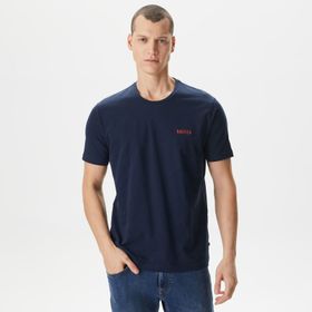 Nautica VC25205T Lacivert Standart Fıt Kısa Kollu Erkek T-shirt
