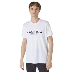 Nautica VE37306T Beyaz Standart Fit Kısa Kollu Erkek T-shirt