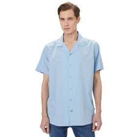 Nautica W35511T.4NN Mavi Classıc Fıt Kısa Kollu Erkek Gömlek