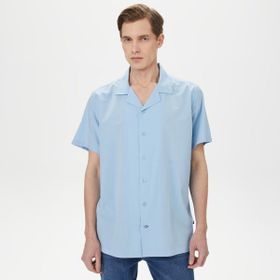 Nautica W35511T.4NN Mavi Classıc Fıt Kısa Kollu Erkek Gömlek