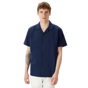 Nautica W45407T Lacivert Classıc Fit Kısa Kollu Erkek Gömlek