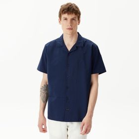 Nautica W45407T Lacivert Classıc Fit Kısa Kollu Erkek Gömlek