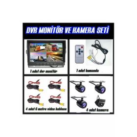 Navigold DS-7500 7 inç Kayıtlı Quad Araç Monitörü
