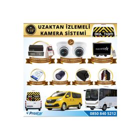 Navistar 4 Kameralı Kayıtlı 320 GB Harddiskli Tak Kullan Profesyonel Servis Araç Kamera Seti