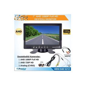 Navistar 7 AHD 1080P Full HD İki Kamera Girişli Monitör