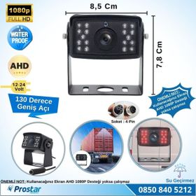 Navistar 8010 Ledli AHD 1080P Alüminyum Büyük Boy Gece Görüşlü Kamera