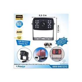 Navistar 8010 Ledli AHD 1080P Alüminyum Büyük Boy Gece Görüşlü Kamera