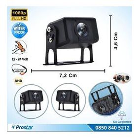 Navistar AHD 1080P Full HD 4 Pin Starlight Plastik Kasa Gece Görüşlü Geri Görüş Kamerası