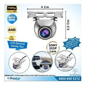 Navistar AHD 1080P Sony 2G5P Balıkgözü 175 Derece Geniş Açılı Araç Geri Görüş Kamerası