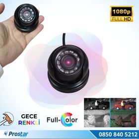 Navistar Araçlar İçin Mini Metal Dome 2 MP Full HD Renkli Geniş Açılı Gece Görüşlü Kamera