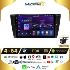 Navistar BMW E90 2005 - 2012 Model 4 GB + 64 GB Android 13 Kablosuz Carplay Navigasyon Multimedya Sistemi