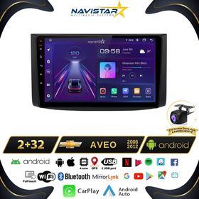 Navistar Chevrolet Aveo 2006 - 2012 Model 2 GB + 32 GB Android 13 Kablosuz Carplay Navigasyon Multimedya Sistemi