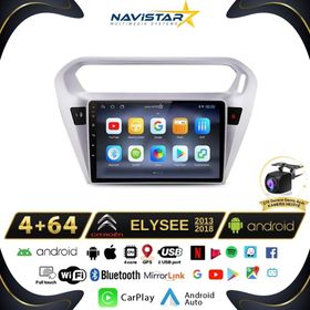 Navistar Citroen Elysee 2+32 GB Kablosuz Carplay 2013-2018 Android 13 Navigasyon Multimedya Sistemi
