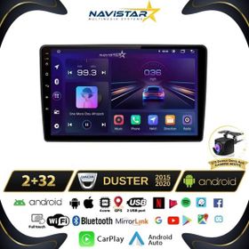 Navistar Dacia Duster 2015-2020 Model 2 GB + 32 GB Android 13 Kablosuz Carplay Navigasyon Multimedya Sistemi