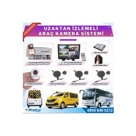 Navistar Ekonomik 4 Kameralı Kayıtlı 320 GB HDD 7 inç Ekranlı Uzaktan İzlemeli Tak Kullan Kamera Seti