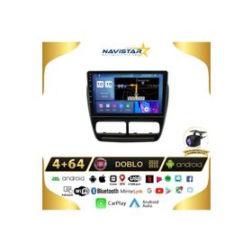 Navistar Fiat Doblo 2010-2015 Model 4 GB + 64 GB Android 13 Kablosuz Carplay Navigasyon Multimedya Sistemi