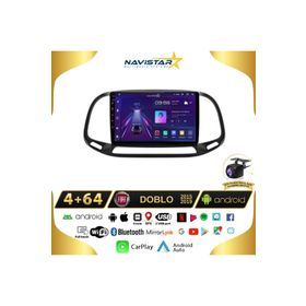 Navistar Fiat Doblo 2015-2019 Model 4 GB + 64 GB Android 13 Kablosuz Carplay Navigasyon Multimedya Sistemi