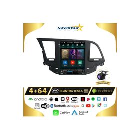 Navistar Hyundai Elantra Tesla 4 GB + 64 GB 2016-2018 Model Kablosuz Carplay Navigasyon QLED Multimedya Sistemi