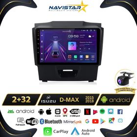 Navistar Isuzu D-Max 2015-2018 Model 2 GB + 32 GB Android 13 Kablosuz Carplay Navigasyon Multimedya Sistemi